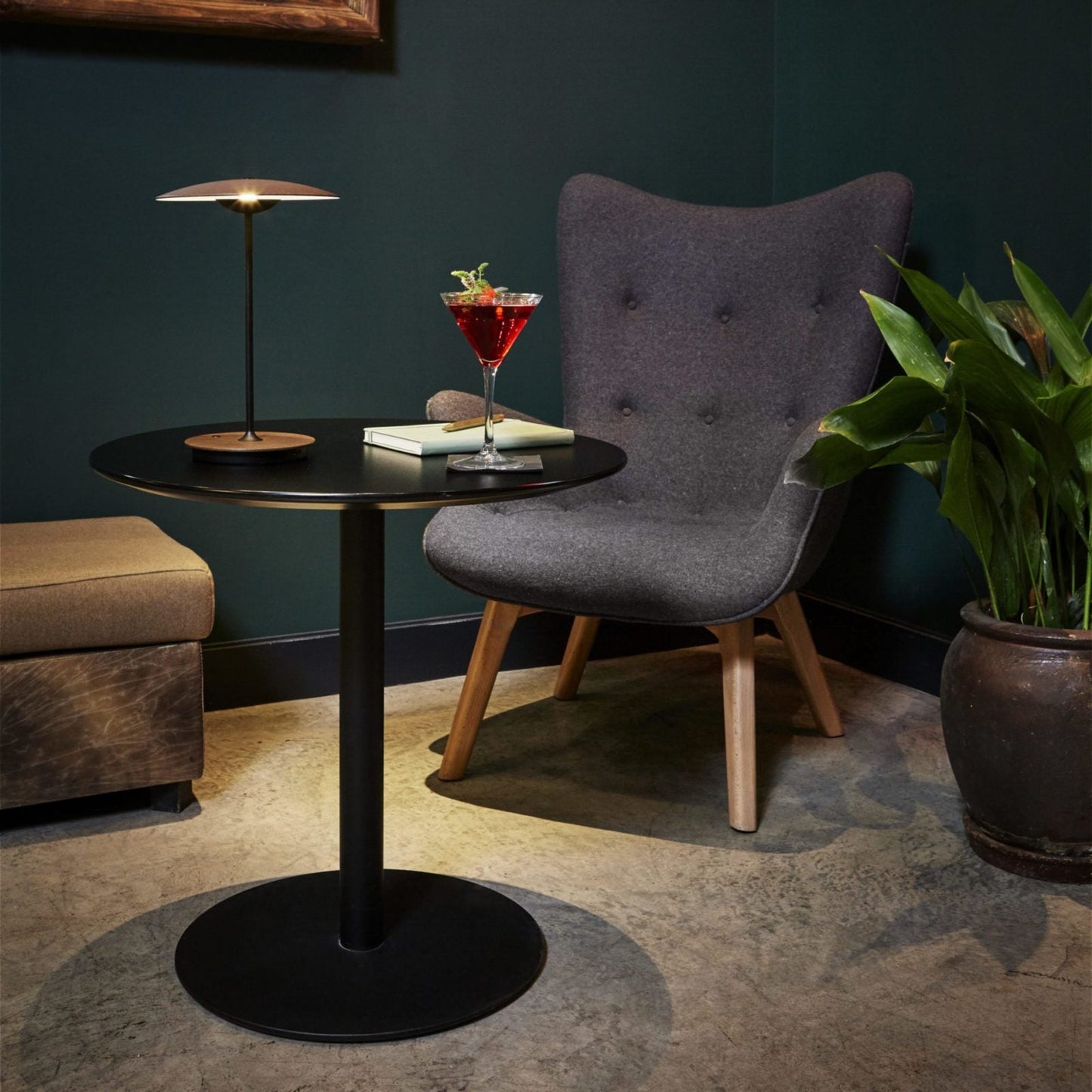 Stylish Round Shade LED Desk Lamp