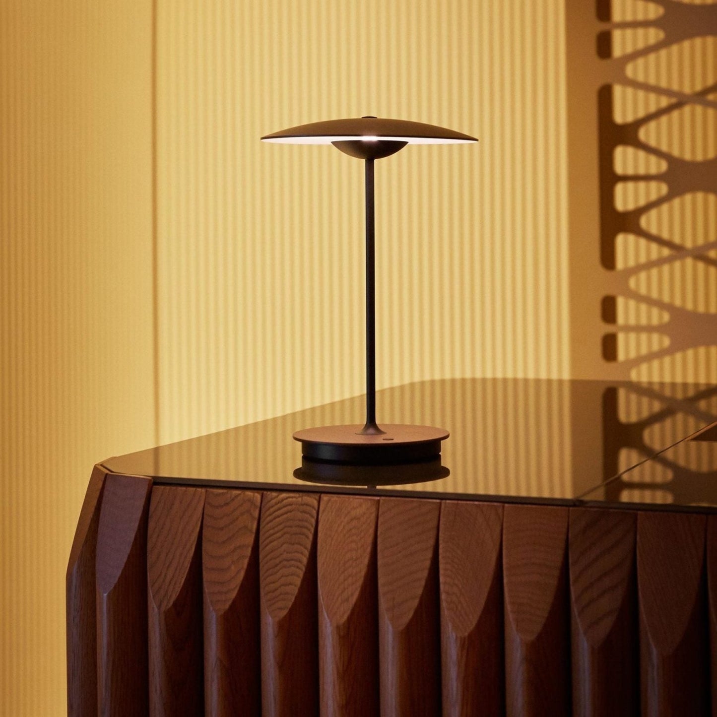 Stylish Round Shade LED Desk Lamp