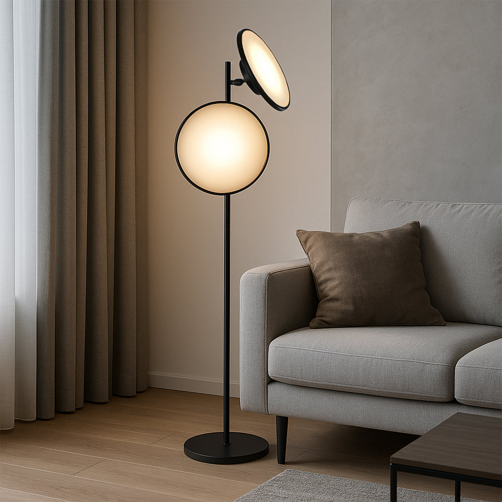 Glaru | Elegant Minimalist Iron LED Modern Floor Lamp 1