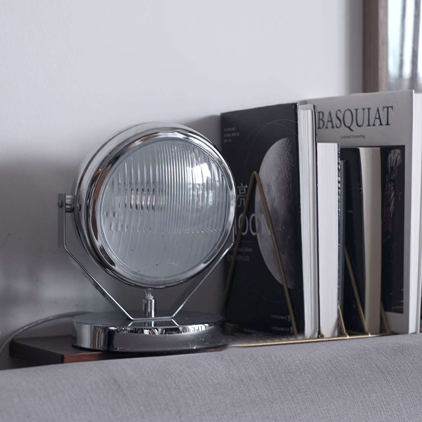 Sleek Modern Glass Metal LED Table Lamp - Lusomart