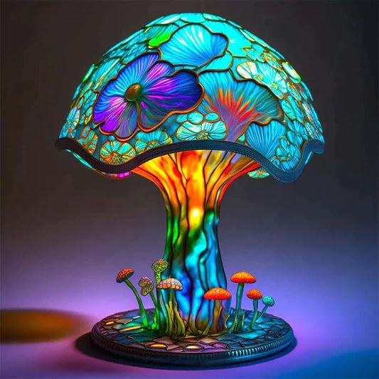 Colorful Stained Glass Table Lamp - Lusomart