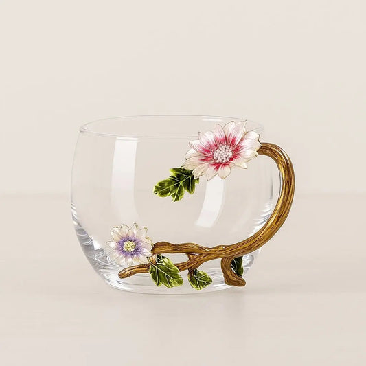 Delicate Floral China Tea Cup - Lusomart