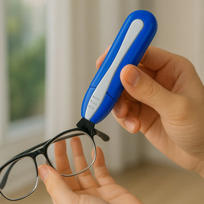 Compact Lens Cleaning Kit Portable Glasses Care Tool