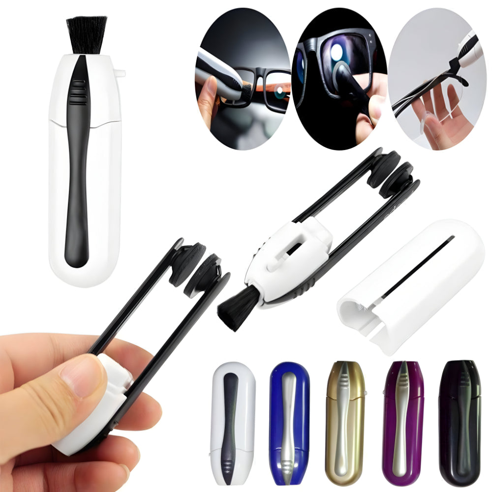 Compact Lens Cleaning Kit Portable Glasses Care Tool