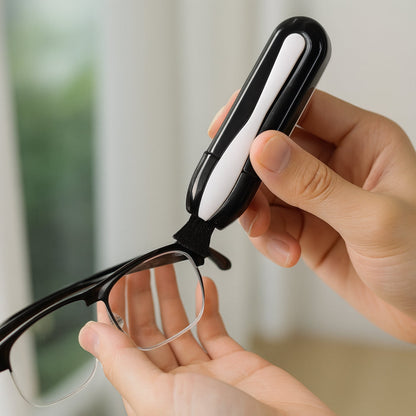 Compact Lens Cleaning Kit Portable Glasses Care Tool