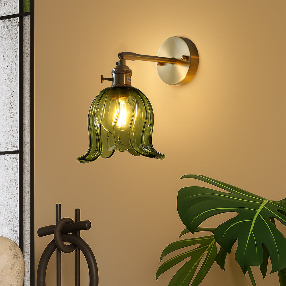 Glassora | Sleek Minimalist Flower Wall Lamp 1