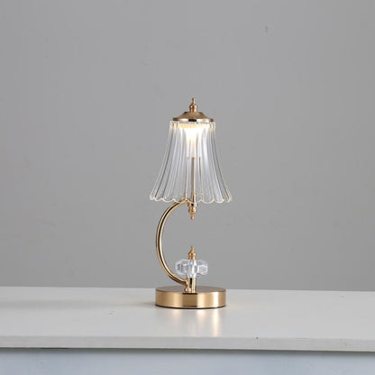 Elegant Crystal Table Lamp with Bright Ambient Light - Lusomart