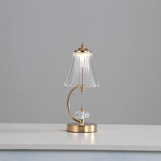 Elegant Crystal Table Lamp with Bright Ambient Light - Lusomart