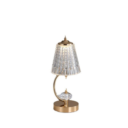 GleamAura – Vintage Crystal Lamp 3