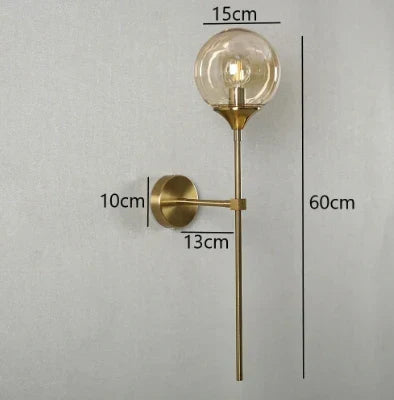 Modern Glass LED Wall Light with Warm Gentle Glow - Lusomart