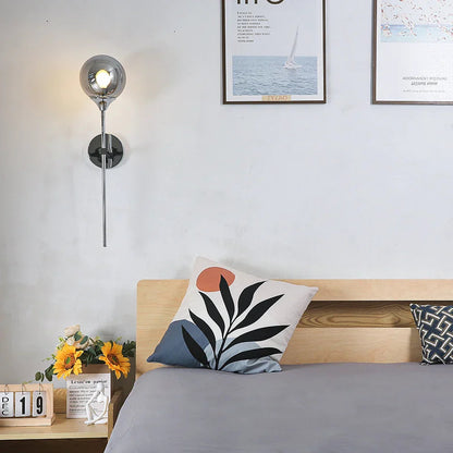 GlimmerLume – Sleek Scandinavian Glass Wall Light 2