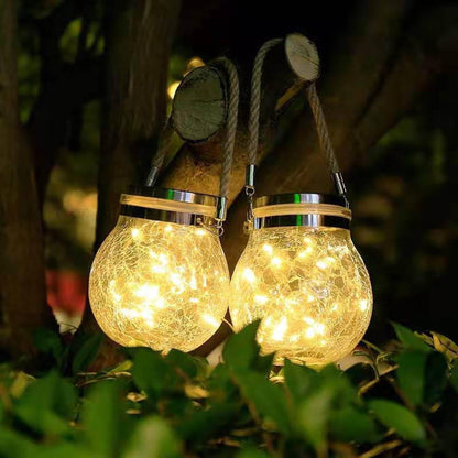 Outdoor Solar Mason Jar Table Light