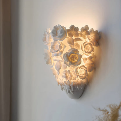 Modern Ceramic Floral Wall Light - Lusomart