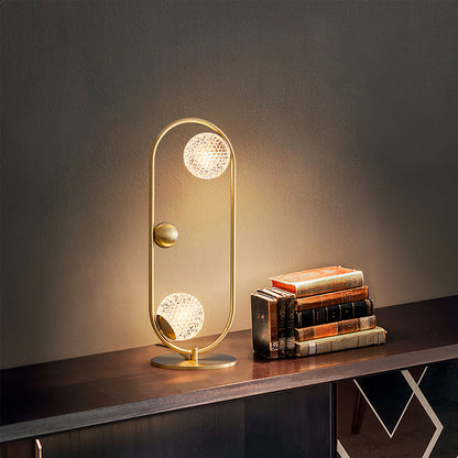GlobeLume – Stylish Table Lamp with Circular Glass Diffusers 8