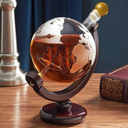Premium Whiskey Decanter 28.7oz Glass - Lusomart