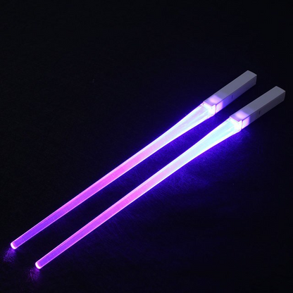 GlowBite™ – Rechargeable LED Chopsticks – Light Up Your Eating Fun 7