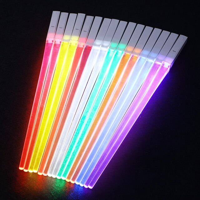 GlowBite™ – Rechargeable LED Chopsticks – Light Up Your Eating Fun 9