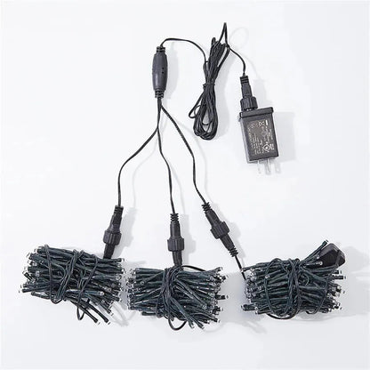 GlowCascade – Hanging LED String Lights for Garden and Patio Decor 5