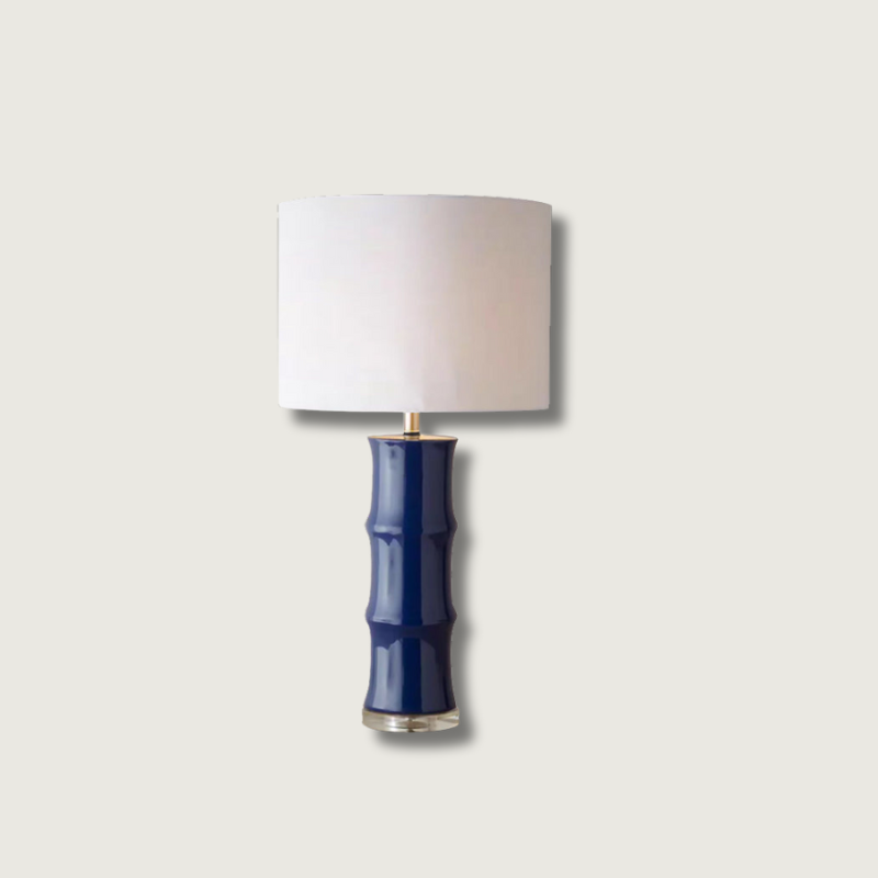 Soft Ceramic Table Lamp with Warm Gentle Glow - Lusomart