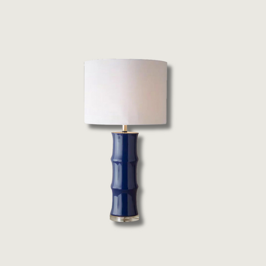 Soft Ceramic Table Lamp with Warm Gentle Glow - Lusomart