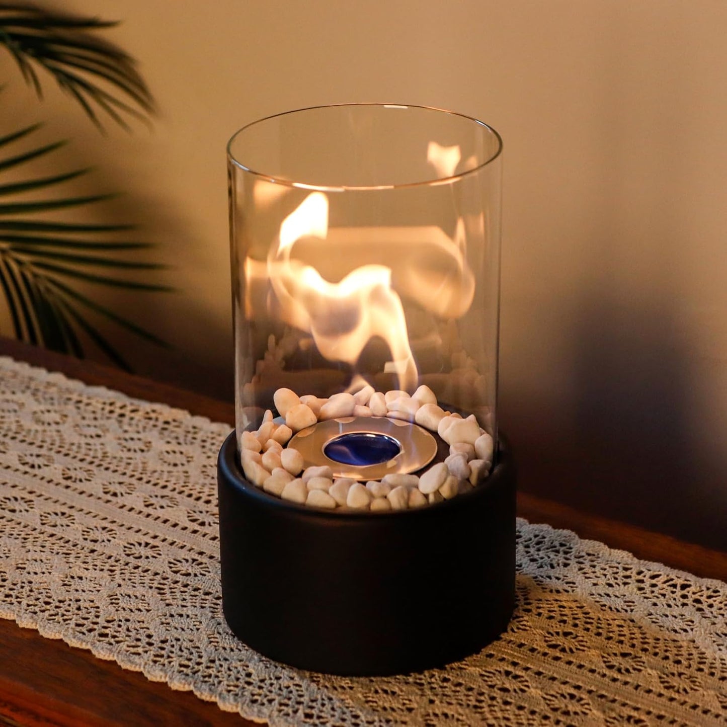 Indoor Smokeless Table Fire Pit Modern Portable Fireplace