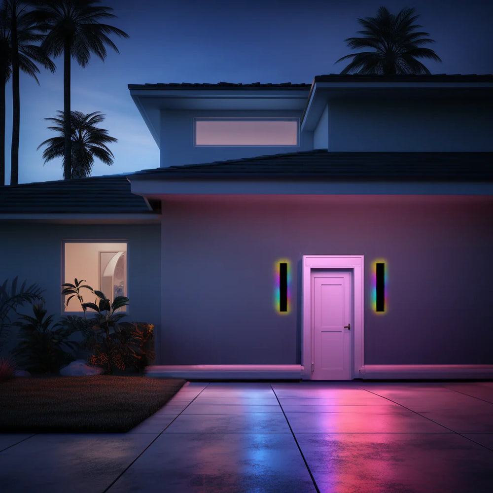 GlowEdge | Contemporary Exterior Wall Lamp with Energy-Efficient LED 9