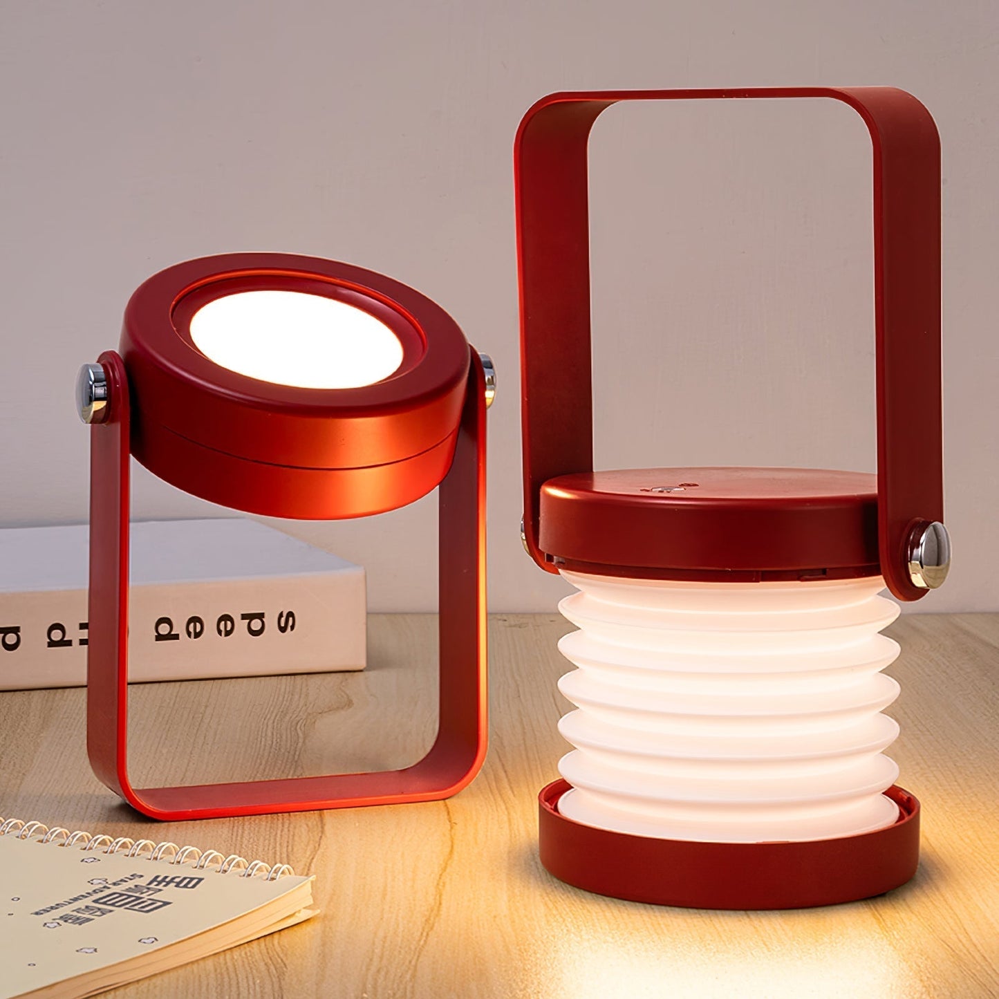 GlowLantern - Elegant Portable Table Lamp with Cozy Illumination 6