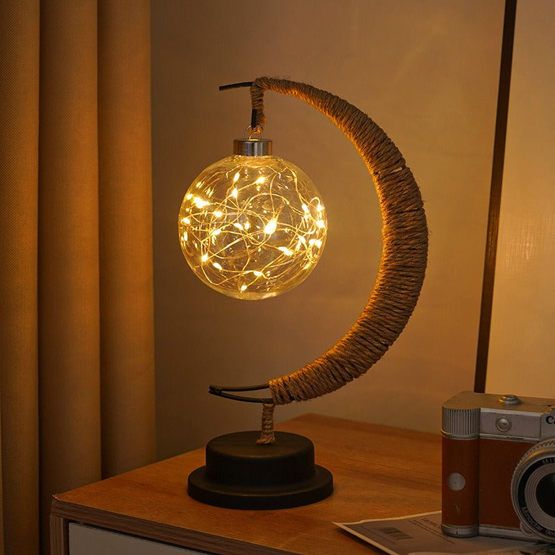 Soft Moon Glass Table Light for Home Decor - Lusomart