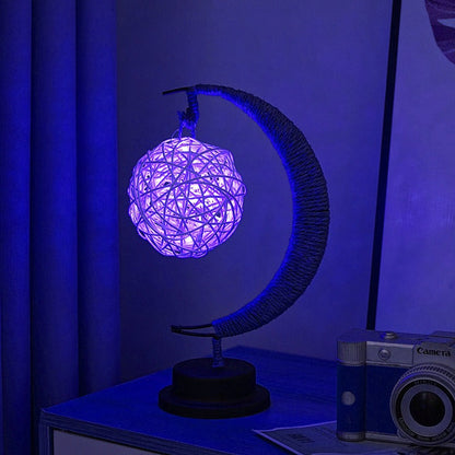 GlowLuna - Warm Glass Lunar Lamp 10