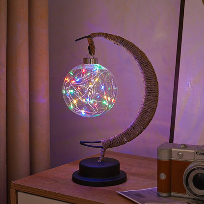 GlowLuna - Warm Glass Lunar Lamp 13