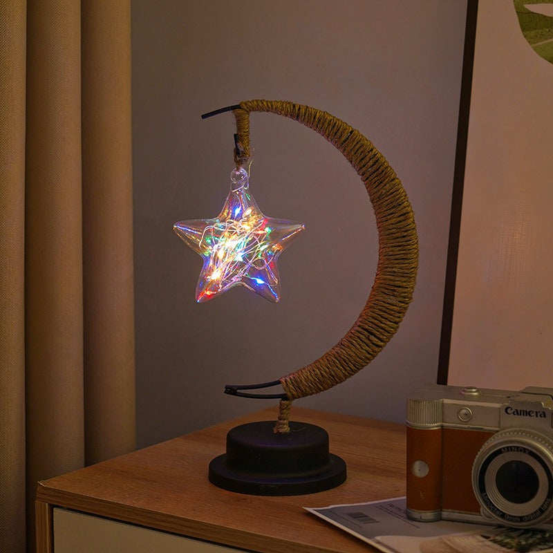 GlowLuna - Warm Glass Lunar Lamp 15