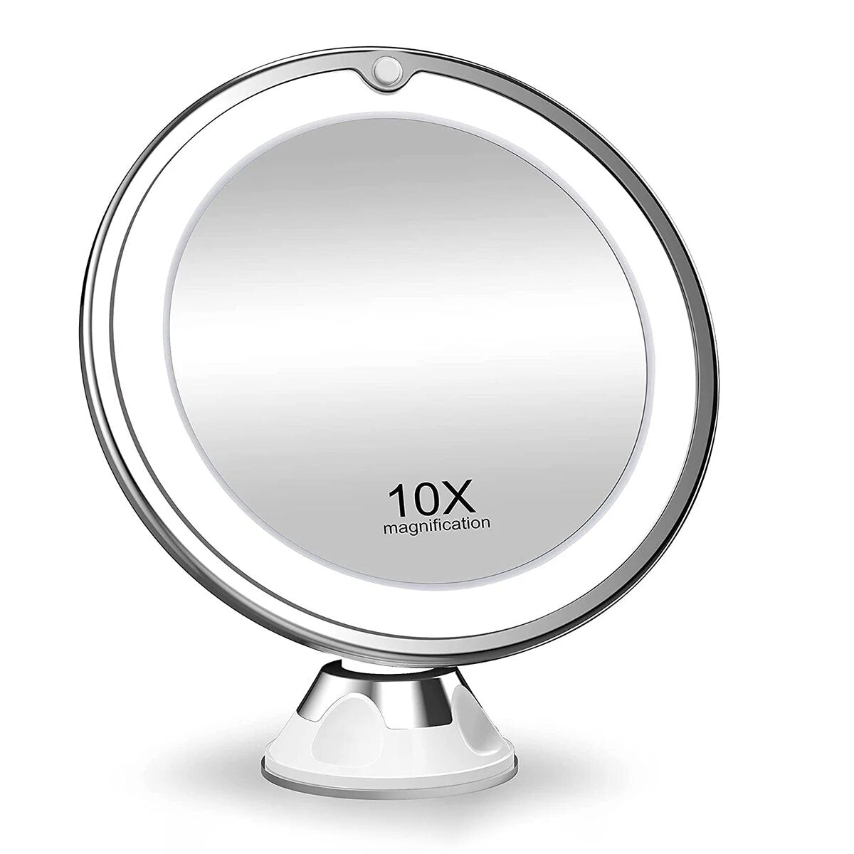 Bright 10x LED Vanity Mirror with Soft Natural Light - Lusomart