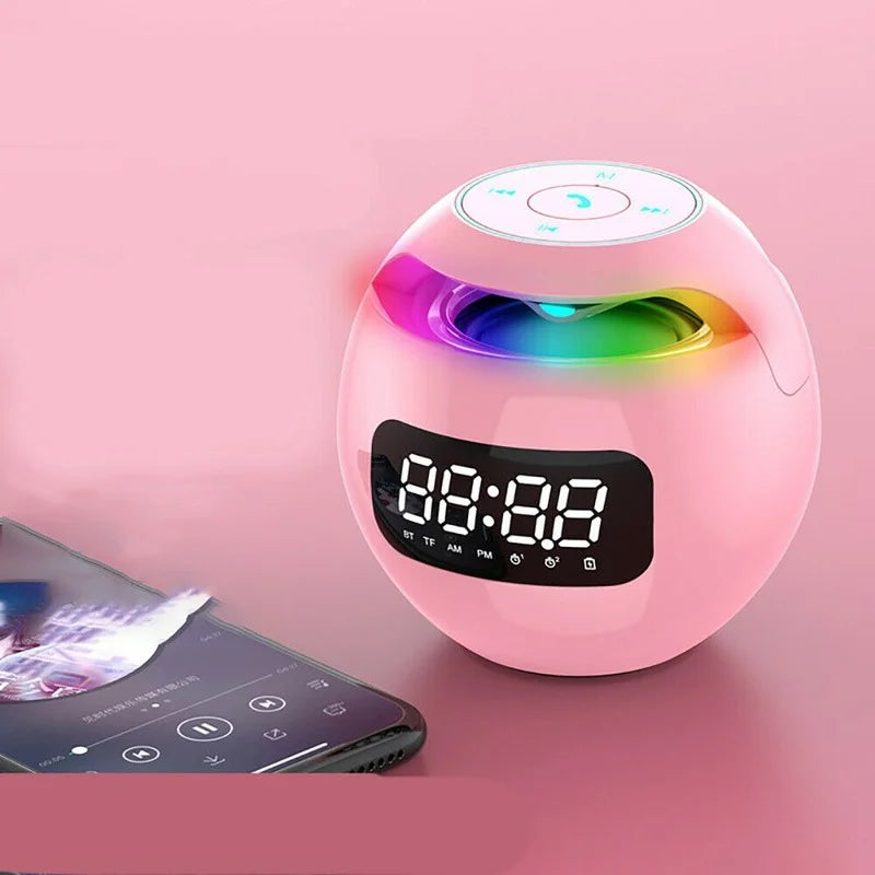 Compact LED Clock Radio with Clear Display - Lusomart