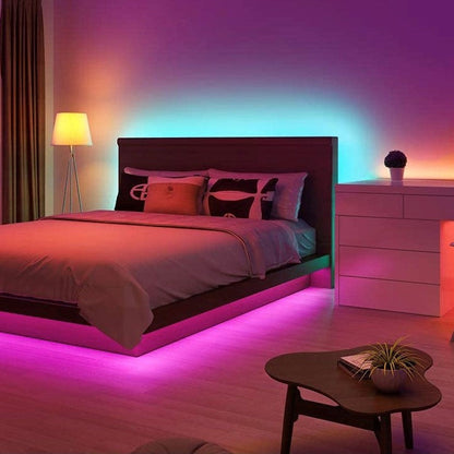 Colorful LED Light Strip with Remote Control - Lusomart
