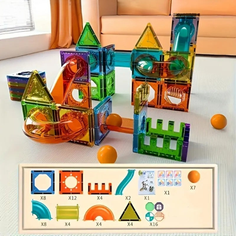 GlowTiles – Set of light-up building tiles for children with creative building blocks 8