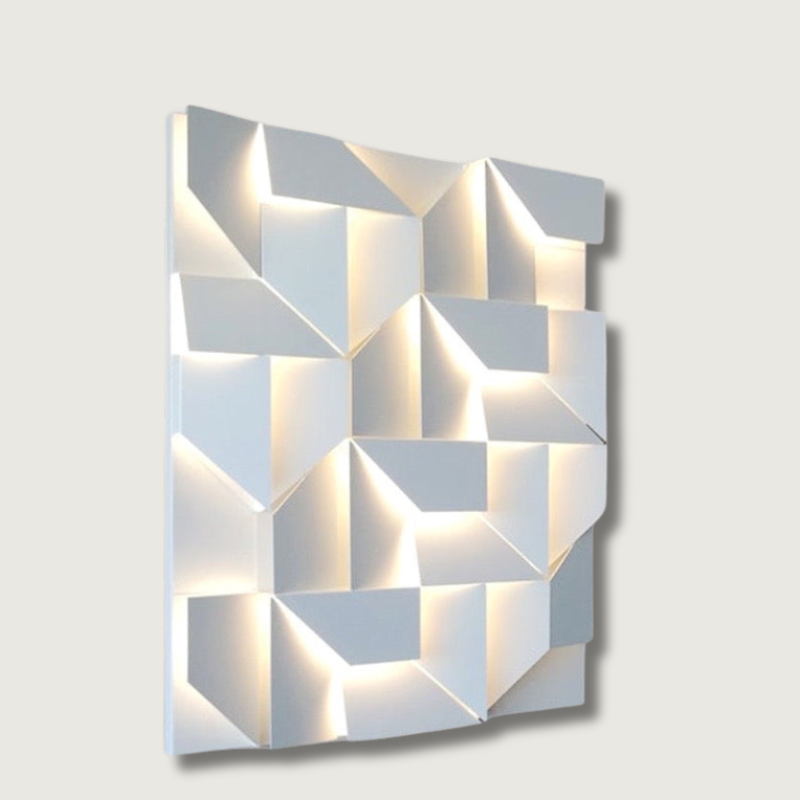 Modern 3D LED Wall Light with Bright Decor Effects - Lusomart