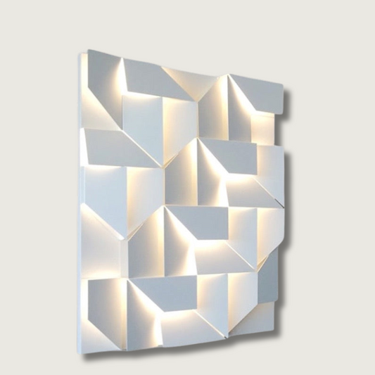 Modern 3D LED Wall Light with Bright Decor Effects - Lusomart