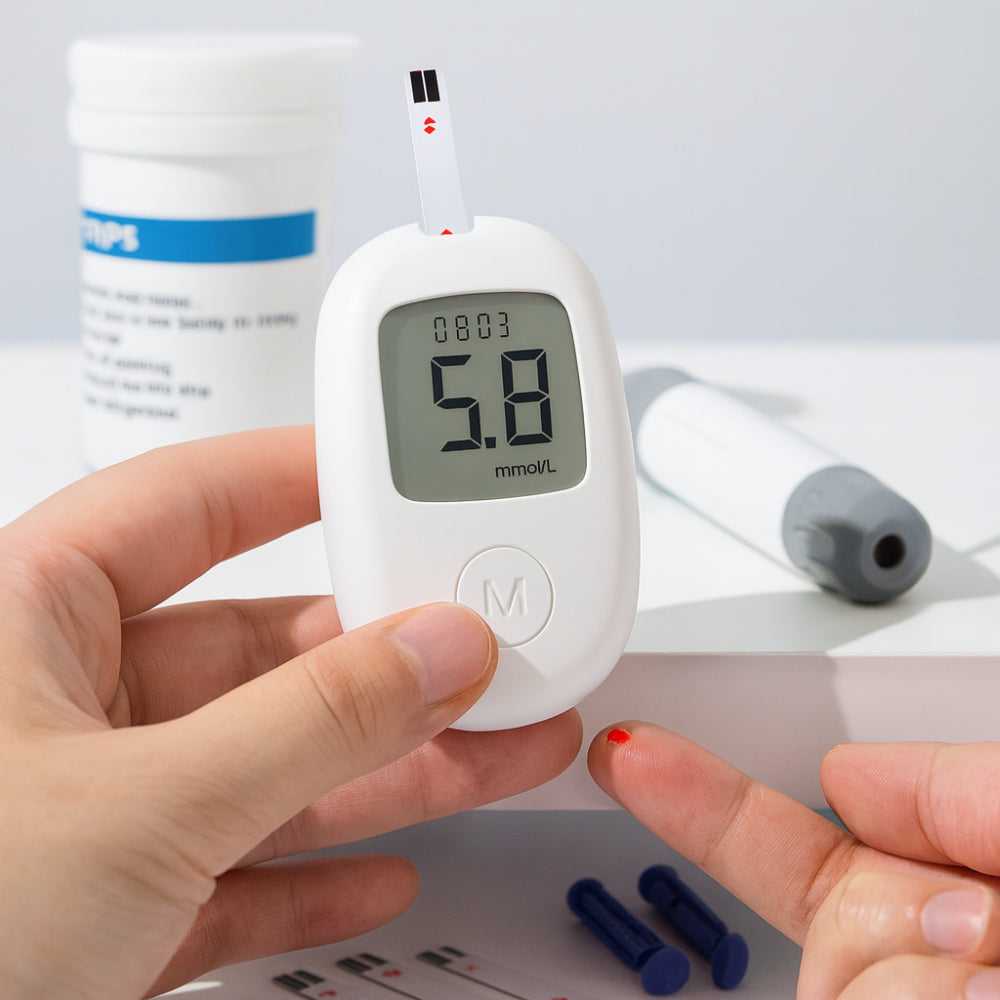 Accurate Blood Sugar Test Meter Kit Device - Lusomart