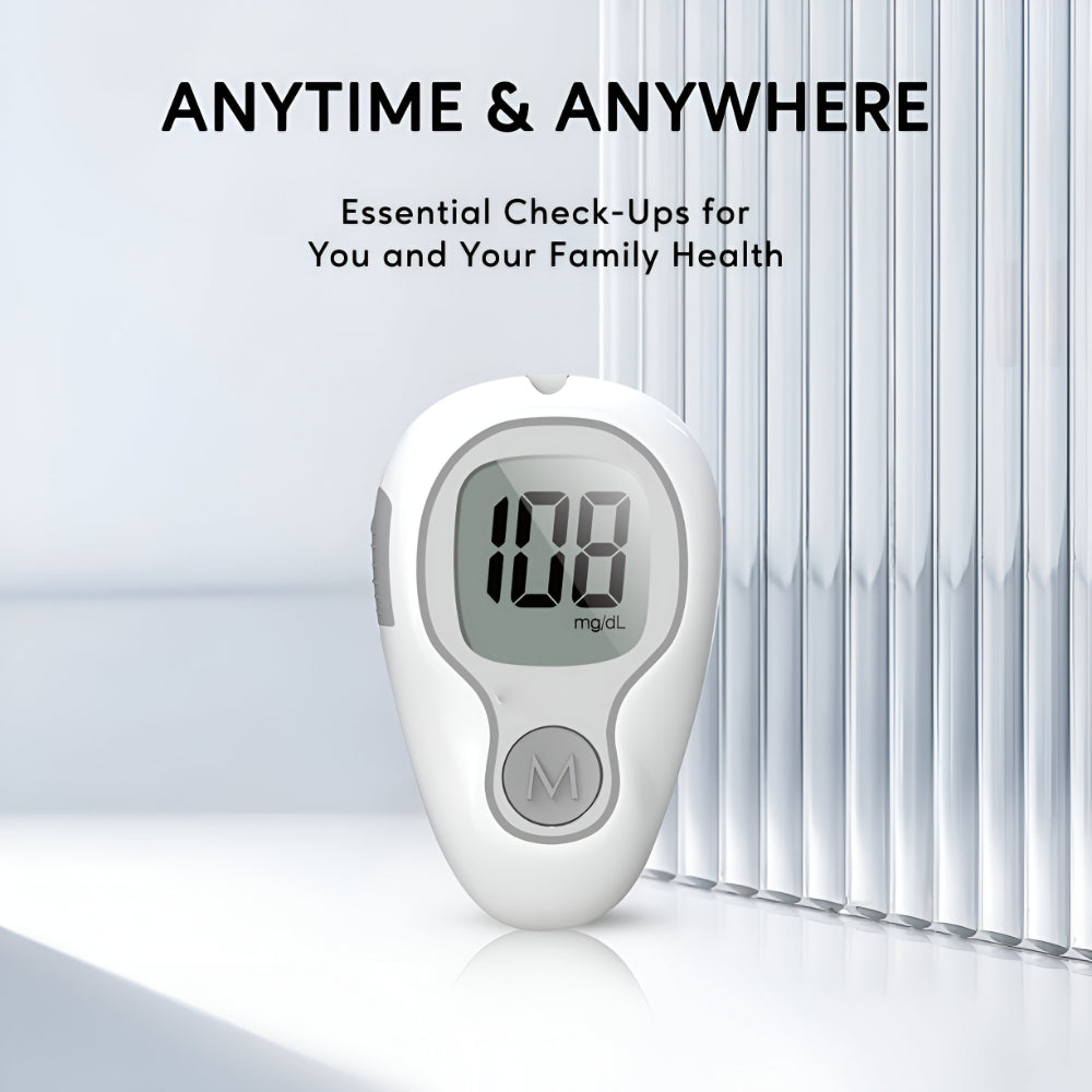 Accurate Home Blood Glucose Testing Kit Meter Set