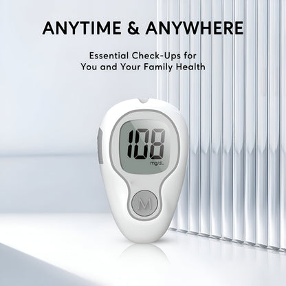 Accurate Home Blood Glucose Testing Kit Meter Set