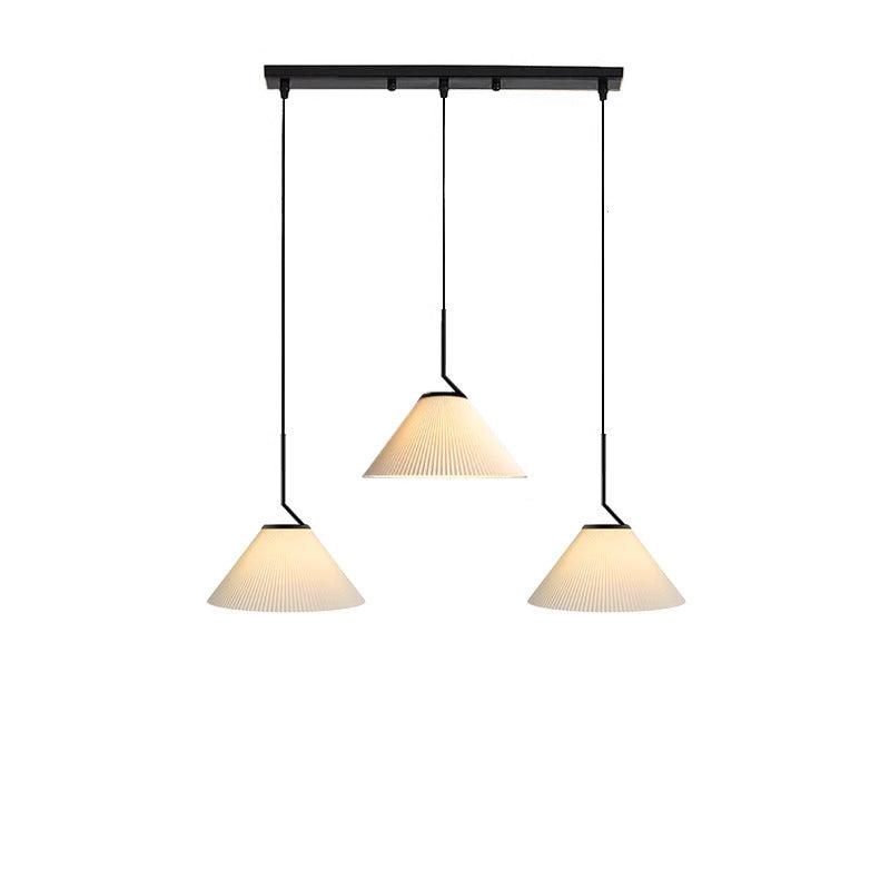 Creamy Fabric Shade Pendant Ceiling Light