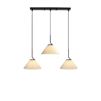 Creamy Fabric Shade Pendant Ceiling Light