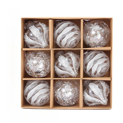 GoldElegance | Luxury Golden Bauble Set for Christmas Tree 2