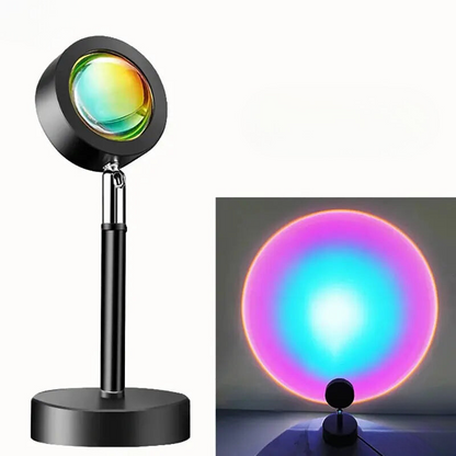 Colorful LED Sunset Projection Lamp with Remote