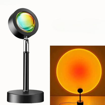 Colorful LED Sunset Projection Lamp with Remote