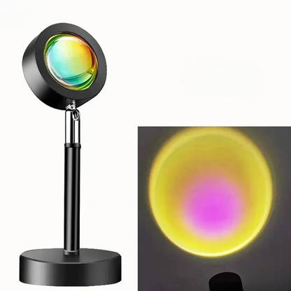 Colorful LED Sunset Projection Lamp with Remote