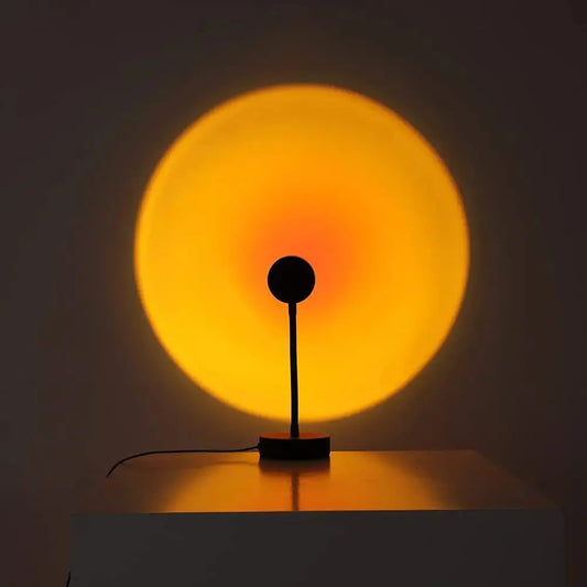 Colorful LED Sunset Projection Lamp with Remote - Lusomart