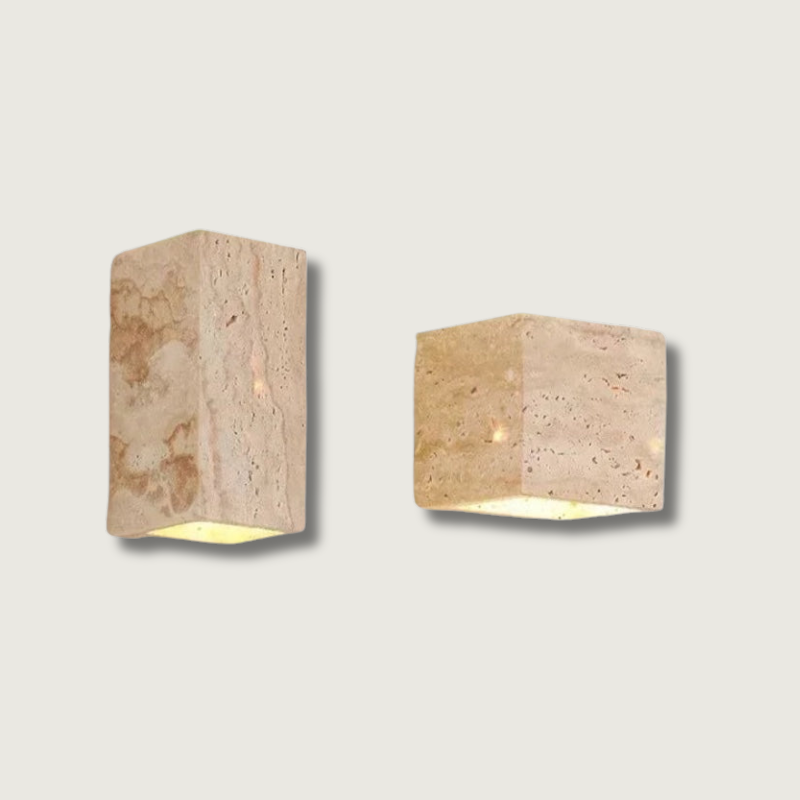 GoldenHue – Decorative Stone Wall Light in Vibrant Yellow Tone 3