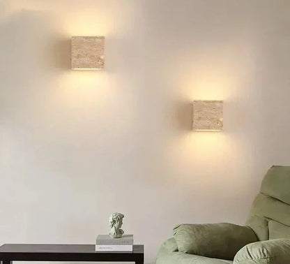 GoldenHue – Decorative Stone Wall Light in Vibrant Yellow Tone 7