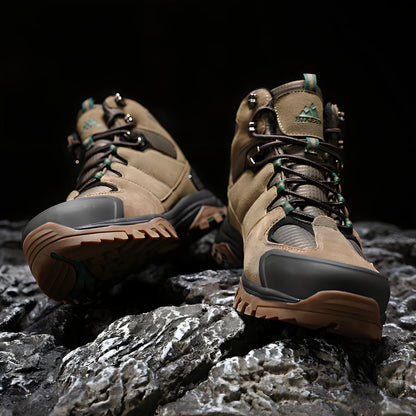 Waterproof Hiking Boots With Vibram Grip Sole